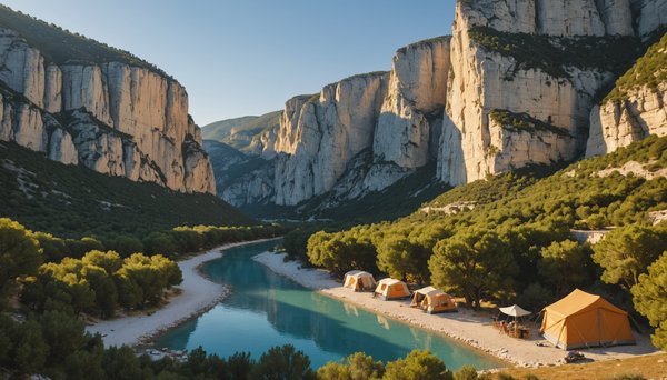Top 10 des meilleurs campings dans les Gorges du Verdon pour un séjour inoubliable