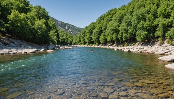 Les plus belles rivières et spots de baignade en ardèche avec le camping le plan d'eau