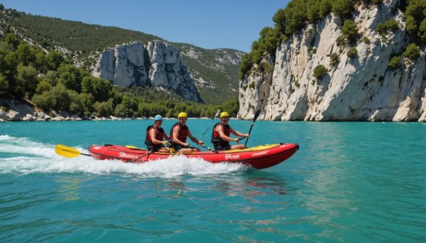 Les sports nautiques à pratiquer dans les gorges du verdon avec le camping la farigoulette