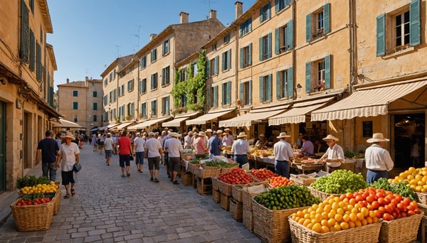 Marchés provençaux du vaucluse : top 10 des marchés avec le camping les fontaines